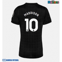 Camisa de Futebol Tottenham Hotspur James Maddison #10 Equipamento Secundário Mulheres 2025-26 Manga Curta